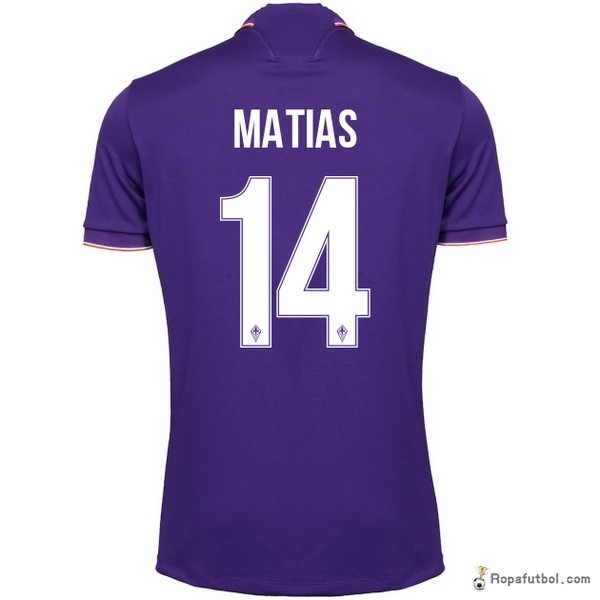 Camiseta Fiorentina Replica Primera Ropa Matias 2016/17 Purpura